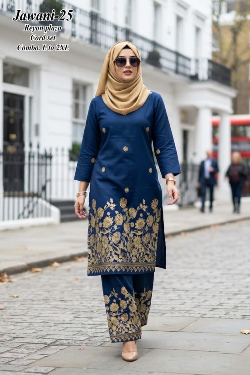 Ff Jawani Rayon Printed Co Ord Set Collections